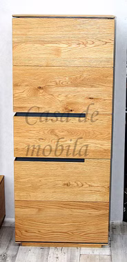 Highboard 60x149x42cm ACERRO rechts rustikale Asteiche massiv
