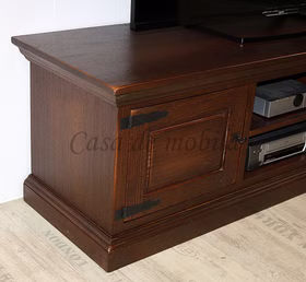 TV-Lowboard 188x54x50cm SIESTA Pinie Nussbaumfarben lackiert TV-Lowboard 188x54x50cm SIESTA Pinie massiv nussbaumfarben lackiert