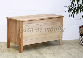 Massivholz Truhenbank 84x48x38cm ANTON buche Kernbuche massiv natur geölt Casa de mobila Goslar