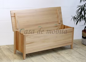 Massivholz Truhe Sitztruhe sitzbank mit stauraum ANTON Kernbuche massiv natur lackiert casademobila Goslar Massivholz Truhe Sitztruhe sitzbank mit stauraum ANTON Kernbuche massiv natur lackiert casademobila Goslar