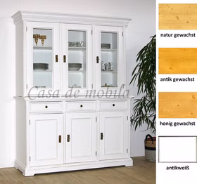 Buffetschrank 149x190x50cm VICTORIA Fichte massiv antik, natur oder honig gewachst oder lackiert