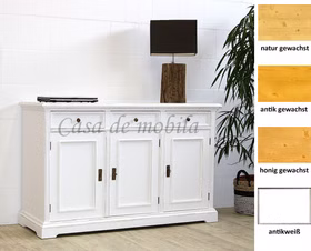 Sideboard VICTORIA 145x90x50cm Fichte massiv antik, natur oder honig gewachst oder lackiert Sideboard VICTORIA 145x90x50cm Fichte massiv antik, natur oder honig gewachst oder lackiert