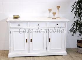 Massivholz Kommode VICTORIA 145x90x50cm Fichte massiv weiß Shabby Chic lackiert Casa de mobila Goslar Massivholz Kommode VICTORIA 145x90x50cm Fichte massiv weiß Shabby Chic lackiert Casa de mobila Goslar