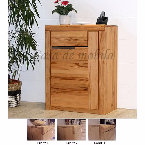Massivholz Schuhkommode Rechts mit Edelstahlgriffe HORIZONT 71x94x40cm Kernbuche massiv natur geölt Casa de mobila Goslar Massivholz Schuhkommode Rechts mit Edelstahlgriffe HORIZONT 71x94x40cm Kernbuche massiv natur geölt Casa de mobila Goslar