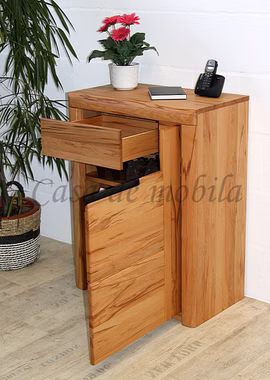 Massivholz Schuhschrank Rechts HORIZONT 71x94x40cm Rotkernbuche massiv natur geölt Rohstahlgriffe Casa de mobila Goslar Massivholz Schuhschrank Rechts HORIZONT 71x94x40cm Rotkernbuche massiv natur geölt Rohstahlgriffe Casa de mobila Goslar