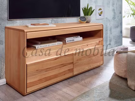 Massivholz TV-Lowboard I Oker 123x63x44cm Kernbuche massiv natur geölt mit Beleuchtung Casademobila Goslar Massivholz TV-Lowboard I Oker 123x63x44cm Kernbuche massiv natur geölt mit Beleuchtung Casademobila Goslar
