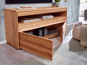 Massivholz Fernsehkommode I Oker 123x63x44cm Kernbuche massiv geölt mit Beleuchtung Casademobila Goslar Massivholz Fernsehkommode I Oker 123x63x44cm Kernbuche massiv geölt mit Beleuchtung Casademobila Goslar