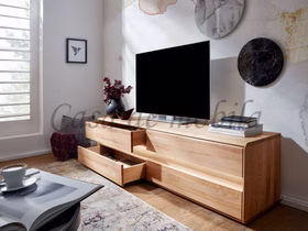 Massivholz TV-Kommode mit schubladen III Oker 184x48x44cm Kernbuche massiv geölt mit Beleuchtung Casademobila Goslar Massivholz TV-Kommode mit schubladen III Oker 184x48x44cm Kernbuche massiv geölt mit Beleuchtung Casademobila Goslar