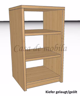 Massivholz Flurregal CONTRA 47x84x46cm Kiefer massiv gelaugt geölt Casa de mobila Goslar Massivholz Flurregal CONTRA 47x84x46cm Kiefer massiv gelaugt geölt Casa de mobila Goslar