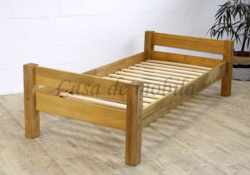 Einzelbett TOBYKIDS 90x200cm Buchenholz geölt, Kiefernholz massiv weiß, gelaugt geölt, natur lackiert Einzelbett TOBYKIDS 90x200cm Buche geölt, Kiefer massiv weiß, gelaugt geölt, natur lackiert Casa de mobila Goslar