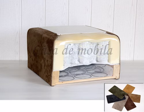 Tonnentaschenfederkern Boxspring-Matratze Lederbezug Höhe 23cm Casademobila Goslar Tonnentaschenfederkern Boxspring-Matratze Lederbezug Höhe 23cm Casademobila Goslar