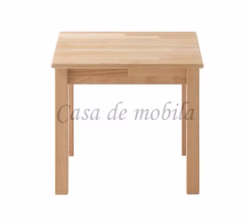 Couchtisch klein 50x45x50cm ALFONS Kernbuche massiv geölt Massivholz Sofatisch Beistelltisch ALFONS Kernbuche massiv natur geölt casademobila