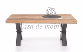 Wohnzimmertisch industrial style ANDRO Wildeiche massiv geölt casademobila Goslar Wohnzimmertisch industrial style ANDRO Wildeiche massiv geölt casademobila Goslar