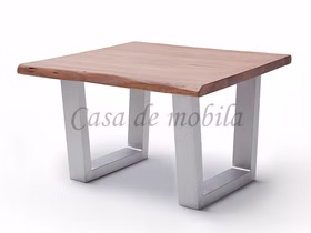 Massivholz Stubentisch mit Metallbeine V CARTAGENA 75x45x75cm Akazie massiv walnuss lackiert Casa de mobila Goslar Massivholz Stubentisch mit Metallbeine V CARTAGENA 75x45x75cm Akazie massiv walnuss lackiert Casa de mobila Goslar