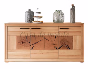 Massivholz Sideboard mit Hirnholz 3tuerig kernbuche massiv geölt casademobila Massivholz Sideboard mit Hirnholz 3tuerig kernbuche massiv geölt casademobila