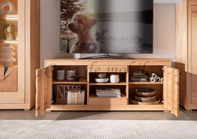 TV-Lowboard TV-schrank kernbuche massiv mit Stirnholz casademobila TV-Lowboard TV-schrank kernbuche massiv mit Stirnholz casademobila