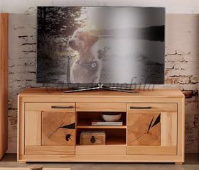 Fernsehschrank Fernsehkommode kernbuche massiv mit Hirnholz casademobila Fernsehschrank Fernsehkommode kernbuche massiv mit Hirnholz casademobila