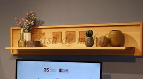 Wandregal Hängeregal Hängeboard Holz Kernbuche massiv geölt mit Hirnholz von Casa de mobila Wandregal Hängeregal Hängeboard Holz Kernbuche massiv geölt mit Hirnholz von Casa de mobila