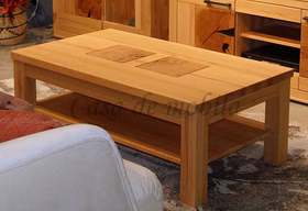 Couchtisch mit Ablage Massivholz Kernbuche massiv geölt mit Hirnholz von Casa de mobila Couchtisch mit Ablage Massivholz Kernbuche massiv geölt mit Hirnholz von Casa de mobila
