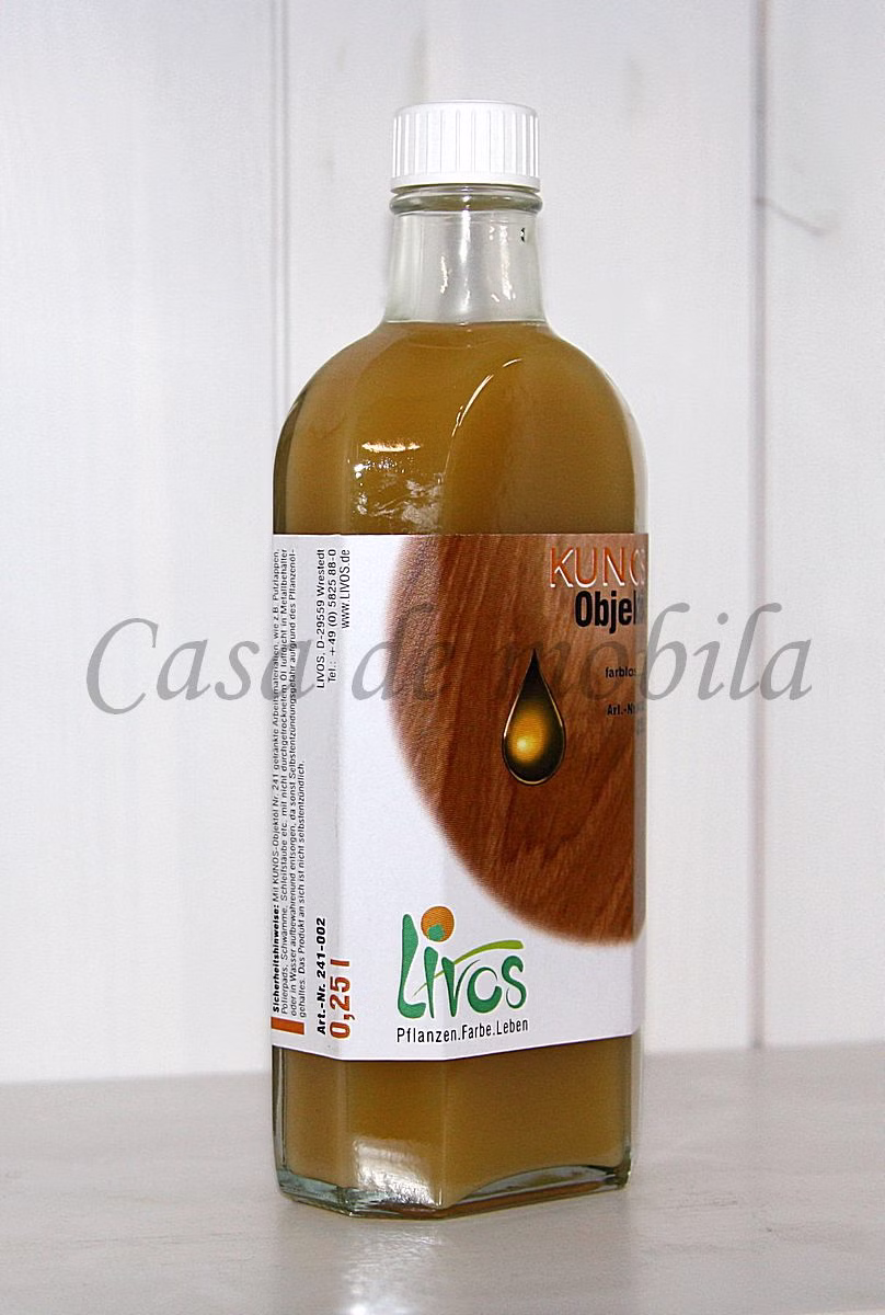 LIVOS Objektöl KUNOS 250ml Massivholzmöbel öl farblos Pflegeöl Casa de mobila Goslar LIVOS Objektöl KUNOS 250ml Massivholzmöbel öl farblos Pflegeöl Casa de mobila Goslar