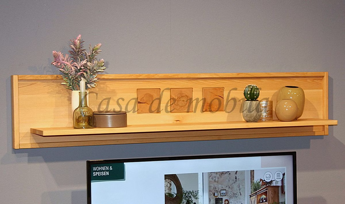 Wandboard Hängeregal Hängeboard Kernbuche massiv mit Stirnholz von Casa de mobila Wandboard Hängeregal Hängeboard Kernbuche massiv mit Stirnholz von Casa de mobila