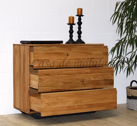 Design Kommode Holz Eiche Kufen Metallkufen Schubladen stabil rustikal von Casademobila Goslar Design Kommode Holz Eiche Kufen Metallkufen Schubladen stabil rustikal von Casademobila Goslar