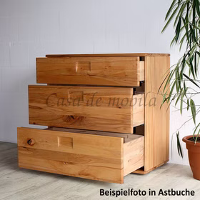 Massivholz kommode mit Schubladen CASA MIO 90x90x46cm Casa de mobila Goslar Decker Echtholzmöbel 