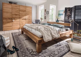Rustikale Schlafzimmer Wildeiche massiv geölt von Casa de mobila Rustikale Schlafzimmer Wildeiche massiv geölt von Casa de mobila