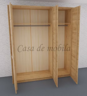 Kleiderschrank 185x219x60cm AKTION 3türig Wildeiche massiv geölt Kleiderschrank 185x219x60cm AKTION 3türig Wildeiche massiv geölt von Casa de mobila