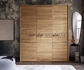 Kleiderschrank 185x219x60cm AKTION 3-türig Unikat Wildeiche massiv geölt Kleiderschrank 185x219x60cm AKTION 3türig Wildeiche massiv geölt von Casa de mobila