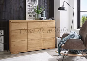 Massivholz kommode Wildeiche massiv natur geölt casademobila Goslar