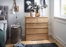 Massivholz Kommode mit Schubladen ALTONA 90x90x40cm Wildeiche massiv natur geölt Casa de mobila Goslar Massivholz Kommode mit Schubladen ALTONA 90x90x40cm Wildeiche massiv natur geölt Casa de mobila Goslar