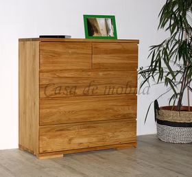 Massivholz Schubladenkommode ALTONA 90x90x40cm Wildeiche massiv natur geölt Casa de mobila Goslar Massivholz Schubladenkommode ALTONA 90x90x40cm Wildeiche massiv natur geölt Casa de mobila Goslar