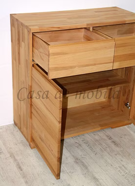 Massivholz Kommode IV 90x90x40cm ALTONA Kernbuche massiv geölt von Casademobila Goslar
