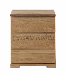 Nachtkommode Wildeiche massiv geoelt 132 20 200 002 2 Nachtkommode mit 3 schubladen Altona 60cm höhe Wildeiche massiv natur geoelt 132 20 200 002 2