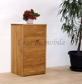 schmale Schubladenkommode Eiche massiv geoelt casademobila Goslar schmale Schubladenkommode Eiche massiv geoelt casademobila Goslar