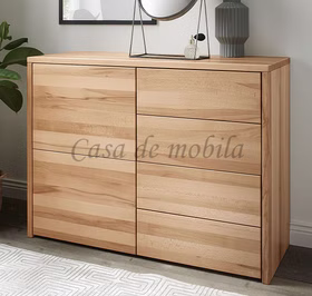 Massivholz Schlafzimmerkommode III 1 Tür 4 Schubladen 105x80x45cm BREMEN Kernbuche massiv natur geölt Casademobila Goslar Massivholz Schlafzimmerkommode III 1 Tür 4 Schubladen 105x80x45cm BREMEN Kernbuche massiv natur geölt Casademobila Goslar