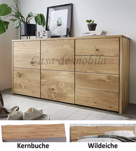 Massivholz Sideboard mit schubladen IV kernbuche oder Wildeiche naur geölt casademobila Massivholz Sideboard mit schubladen IV kernbuche oder Wildeiche naur geölt casademobila
