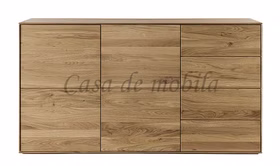 Massivholz Sideboard 150x82x45cm MARIENBURG Wildeiche massiv natur geölt Casa de mobila Goslar Massivholz Sideboard 150x82x45cm MARIENBURG Wildeiche massiv natur geölt Casa de mobila Goslar