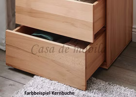 Hängendenachttisch I 45x14x37cm MARIENBURG Massivholz geölt Nachtkonsole Kernbuche massiv geoelt 20 202 001 2