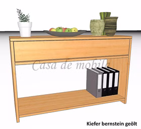 Konsolentisch mit ablage und schubladen CONTRA 134x84x46cm kiefer massiv Bernsteinfarben geölt Casademobila Goslar Konsolentisch mit ablage und schubladen CONTRA 134x84x46cm kiefer massiv Bernsteinfarben geölt Casademobila Goslar