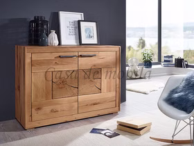 Sideboard 2tuerig Wildeiche geoelt Hirnholz 1033152011 13