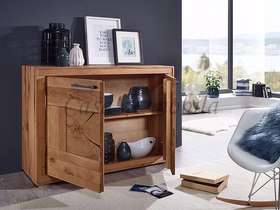 Sideboard 2tuerig Wildeiche geoelt Hirnholz 1033152011 14