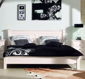 Doppelbett Pinie massiv weiss gebuerstet 31 910 500 02 Doppelbett Pinie massiv weiss gebuerstet 31 910 500 02