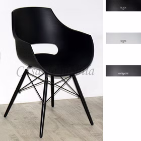 Schalenstuhl Jazz 12615 110 Kunststoff PP Black 1 Schalenstuhl Jazz 12615 110 Kunststoff Weiß, Schwarz, Anthrazit Casa de mobila Goslar