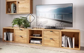 TV Lowboard Wildeiche natur geoelt TV Lowboard Wildeiche natur geoelt