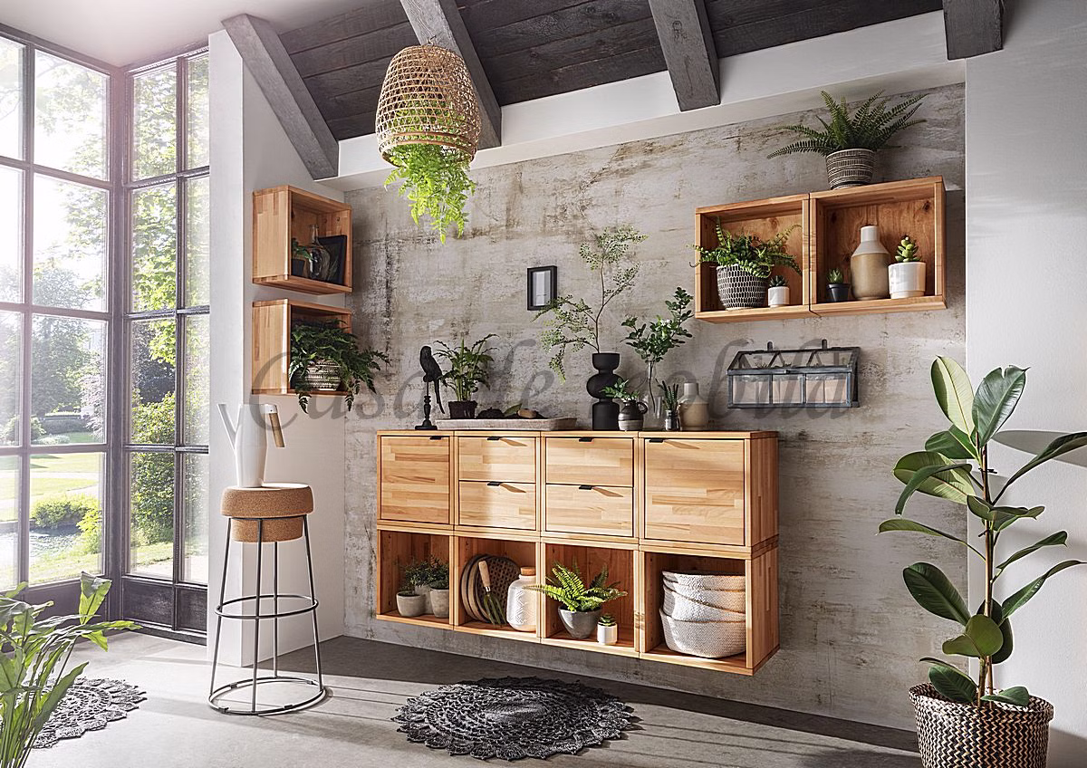 Wohnzimmer Regale Kernbuche natur geoelt Wohnzimmer Regale Kernbuche natur geoelt