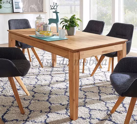 Esstisch klein ausziehbar 140/200x75x90cm wildeiche massiv geölt Massivholz Esstisch klein ausziehbar 140/200x75x90cm wildeiche massiv geölt casademobila