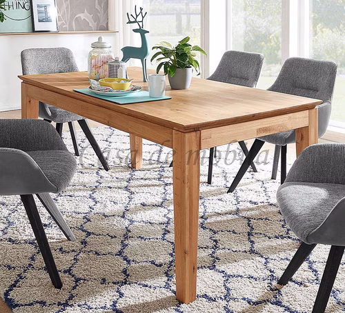 Ausziehtisch 120/180x75x80cm Wildeiche massiv natur geölt Massivholz Esstisch klein ausziehbar 120/180x75x80cm wildeiche massiv geölt casademobila
