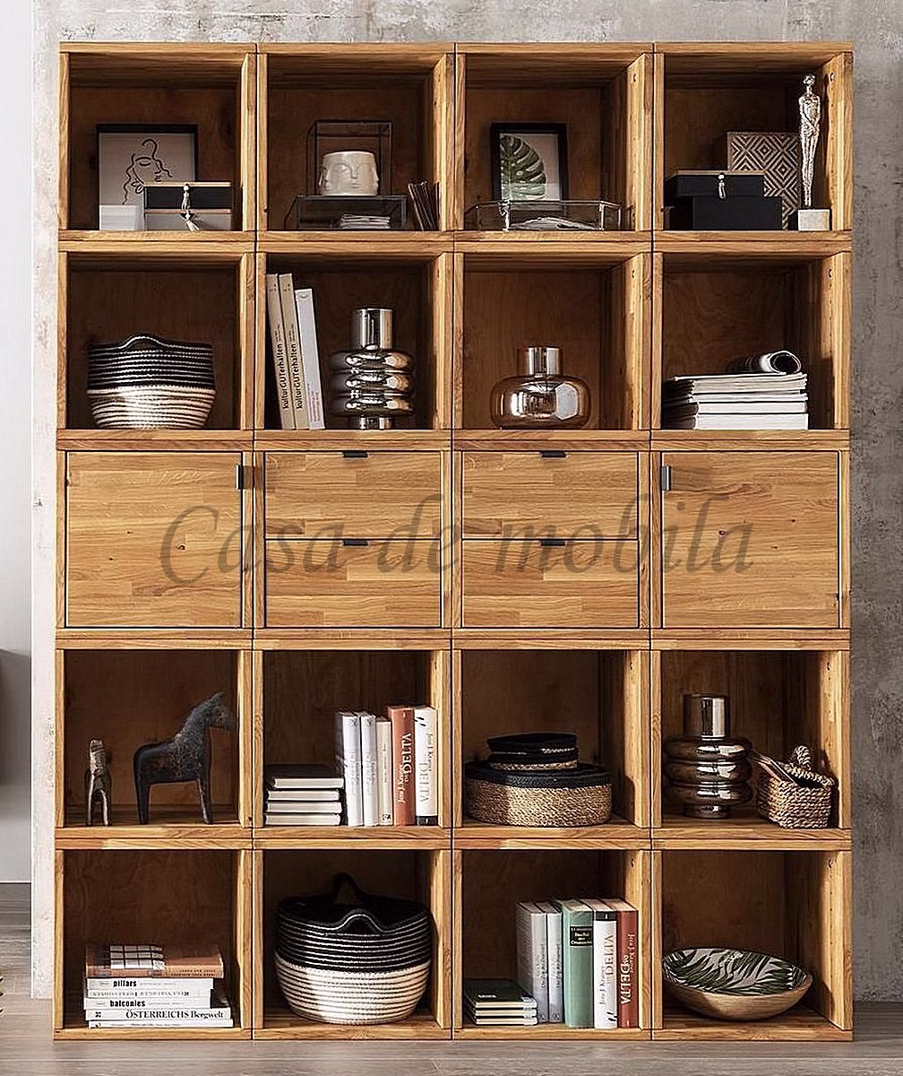 Regale 24 teilig Hängeregale in 35 cm tiefe eichenholz massiv natur geölt Marco Casa de mobila Goslar Standregal 24 teilig Hängeregale in 35 cm tiefe Wildeiche massiv natur geölt Marco Casa de mobila Goslar